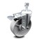 Service Caster 5 Inch Semi Steel Swivel 1/2 Inch Stem Caster with Total Lock Brake SCC-TSTTL20S514-SSS-121315 - alternate 1